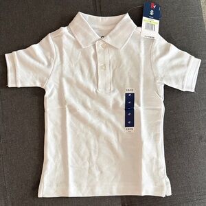 Izod White Boys' Polo Shirt